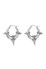Silver / Earrings Aditi Silver Stainless Steel 
