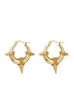 Gold / Earrings Aditi Gold Stainless Steel Picture2