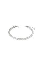 Silver / One size / Bracelet Bangle Twist Silver Stainless Steel One size 