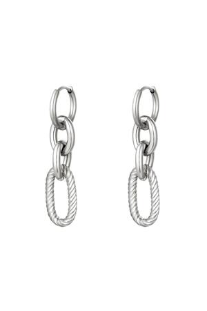 Earrings Spicy Silver Stainless Steel h5 