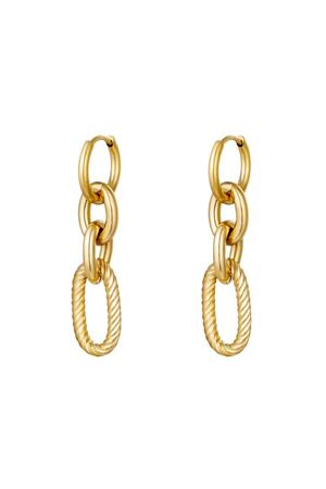 Earrings Spicy Gold Stainless Steel h5 