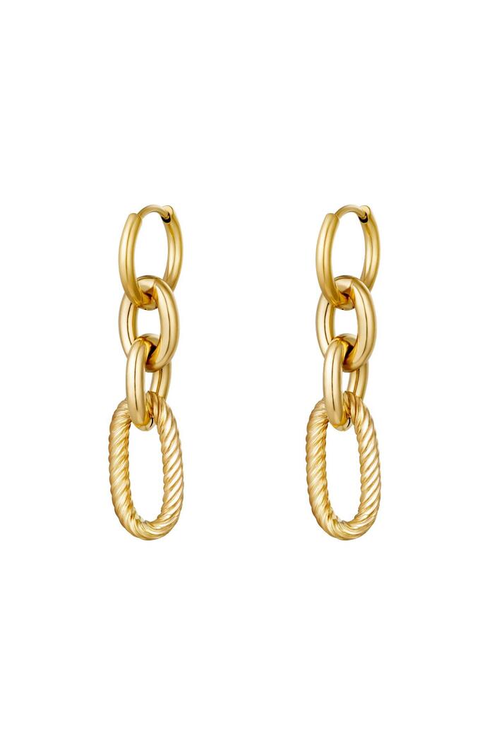 Earrings Spicy Gold Stainless Steel 