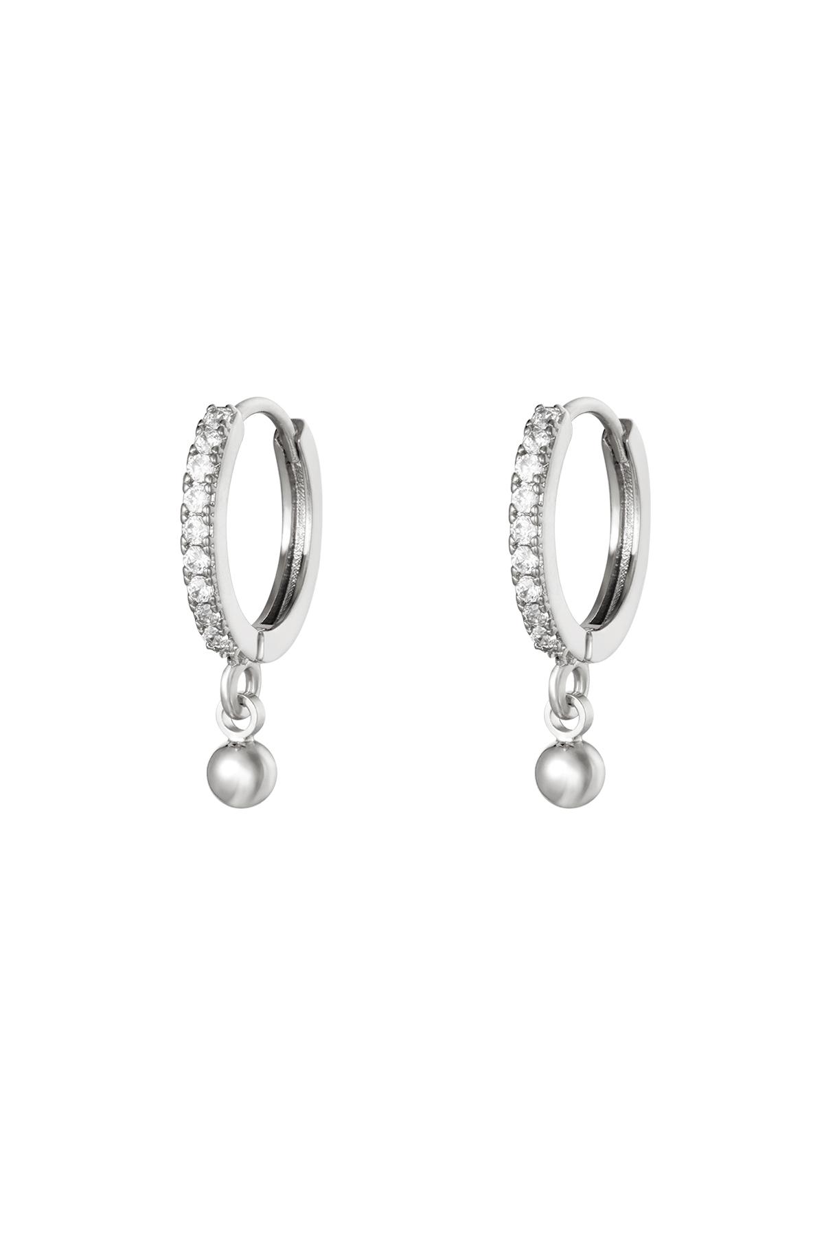 Argenté / Boucles d'oreilles Diamond Dot Argenté Cuivré 