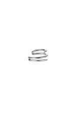 Silver / Earcuff Spirale Argento Silver Stainless Steel 