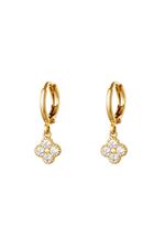 Gold / Earrings Clover Gold Copper 