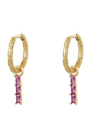 Earrings Espagna Gold Copper h5 Picture3