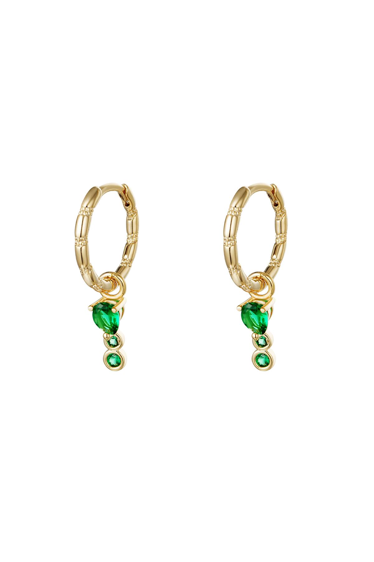 Green / Earrings Britta Green Copper 