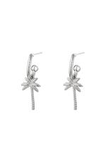 Silver / Earrings Beachy Palm Silver Stainless Steel 