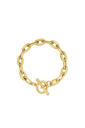 Bracelet Groovy Gold Stainless Steel h5 