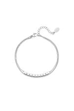 Silver / Bracelet Elegant Silver Stainless Steel Picture2