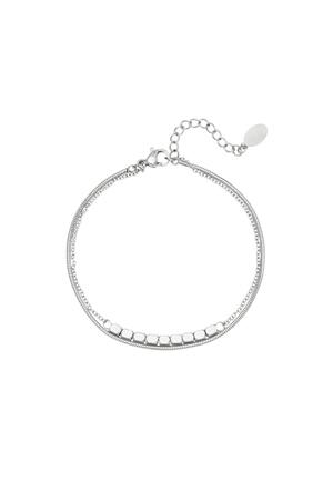 Bracelet Elegant Silver Stainless Steel h5 