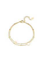 Gold / Bracelet Karma Gold Stainless Steel Picture2