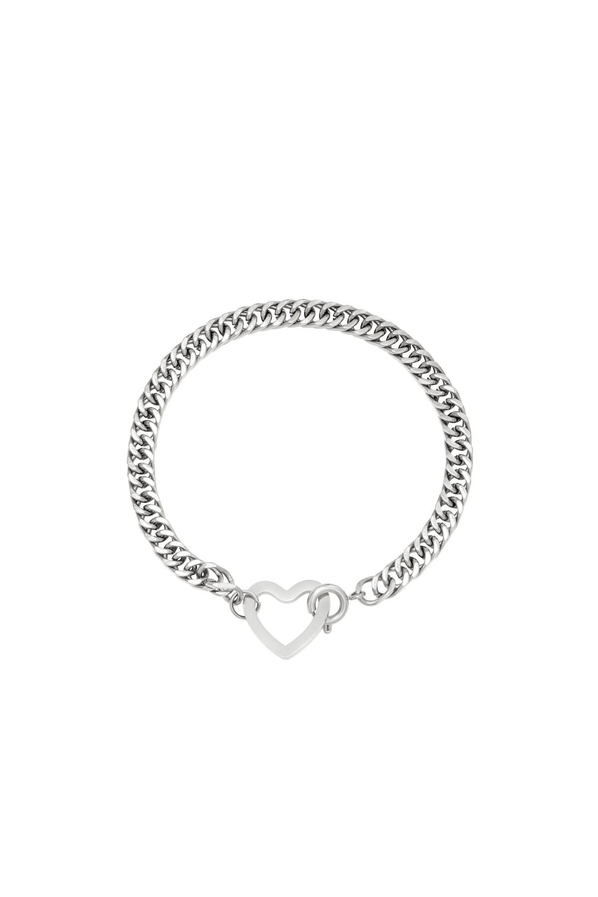 Bracelet Lovely Silver Color Stainless Steel 2