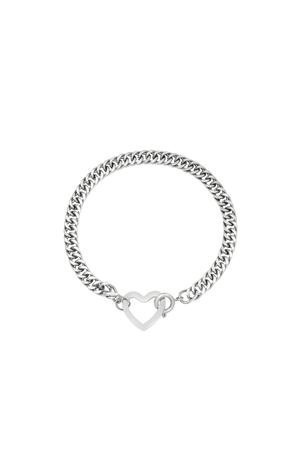 Bracelet Lovely Silver Stainless Steel h5 