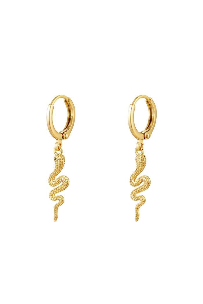 Earrings Special Snake Oro Chapado en oro 