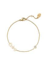 Gold / Birthstone Bracelet Baby Gold Stainless Steel Picture2