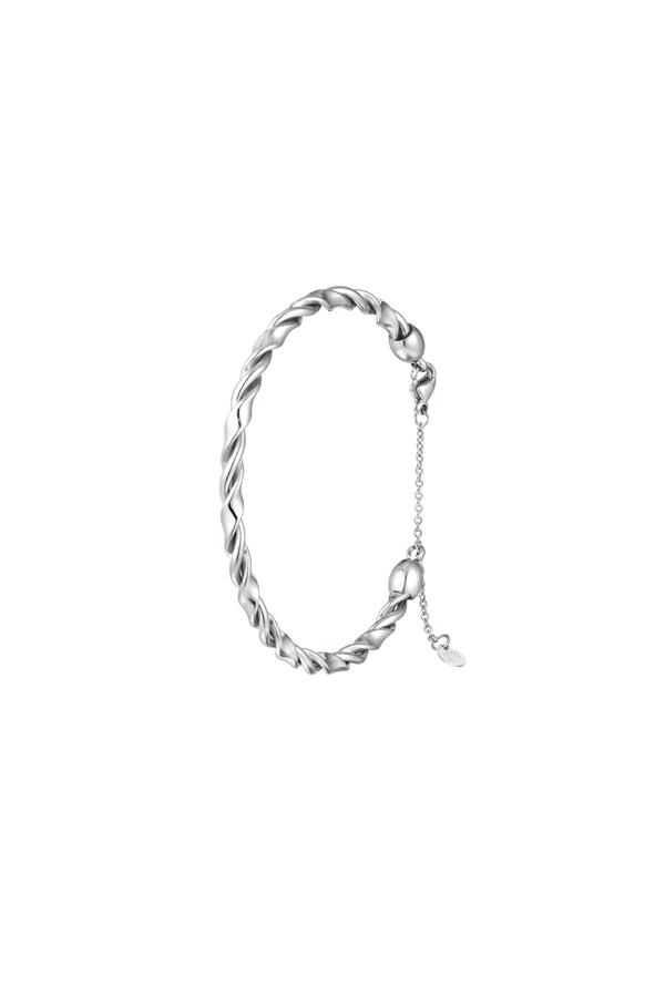 Stainless steel bracelet Silver One size