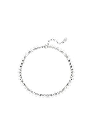Stainless steel bracelet hearts Silver h5 