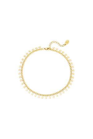 Stainless steel bracelet Stars Gold h5 