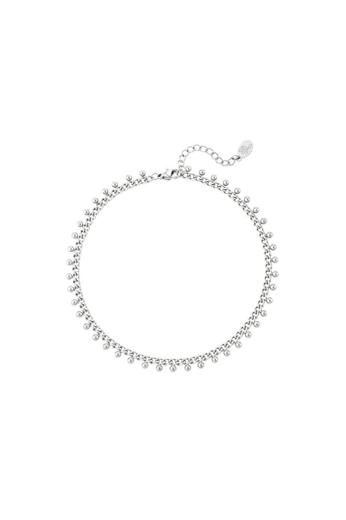 Stainless steel bracelet Dots Silver 