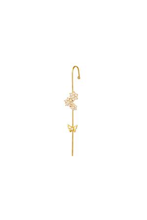 Ear Crawler Flowers And Butterfly Gold Copper h5 