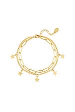 Gold / Bracciale collana Star Gold Stainless Steel Immagine2