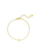 Gold / Stainless steel bracelet initial Q Gold Picture21