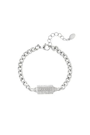 Bracelet Pendant Badass Silver Stainless Steel h5 