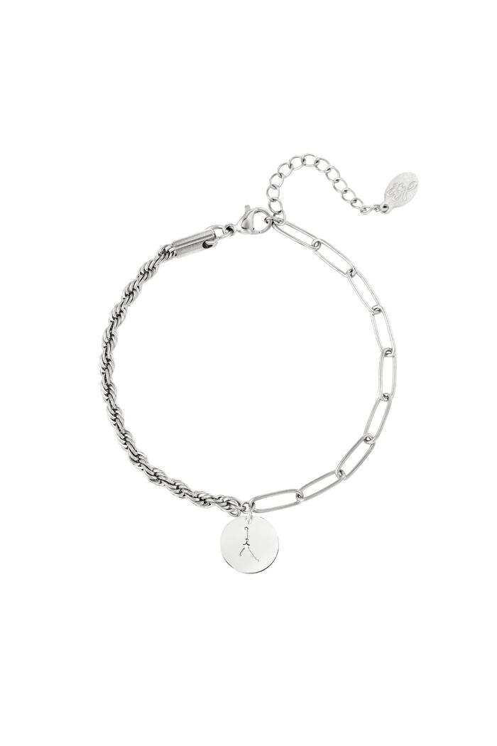 Bracciale zodiaco Cancro Silver Stainless Steel 