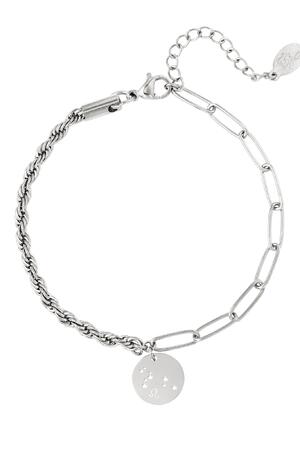 Bracelet zodiac sign Leo Silver Stainless Steel h5 Picture2