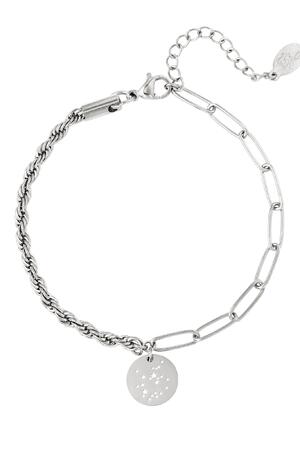 Bracelet zodiac sign Sagittarius Silver Stainless Steel h5 Picture2