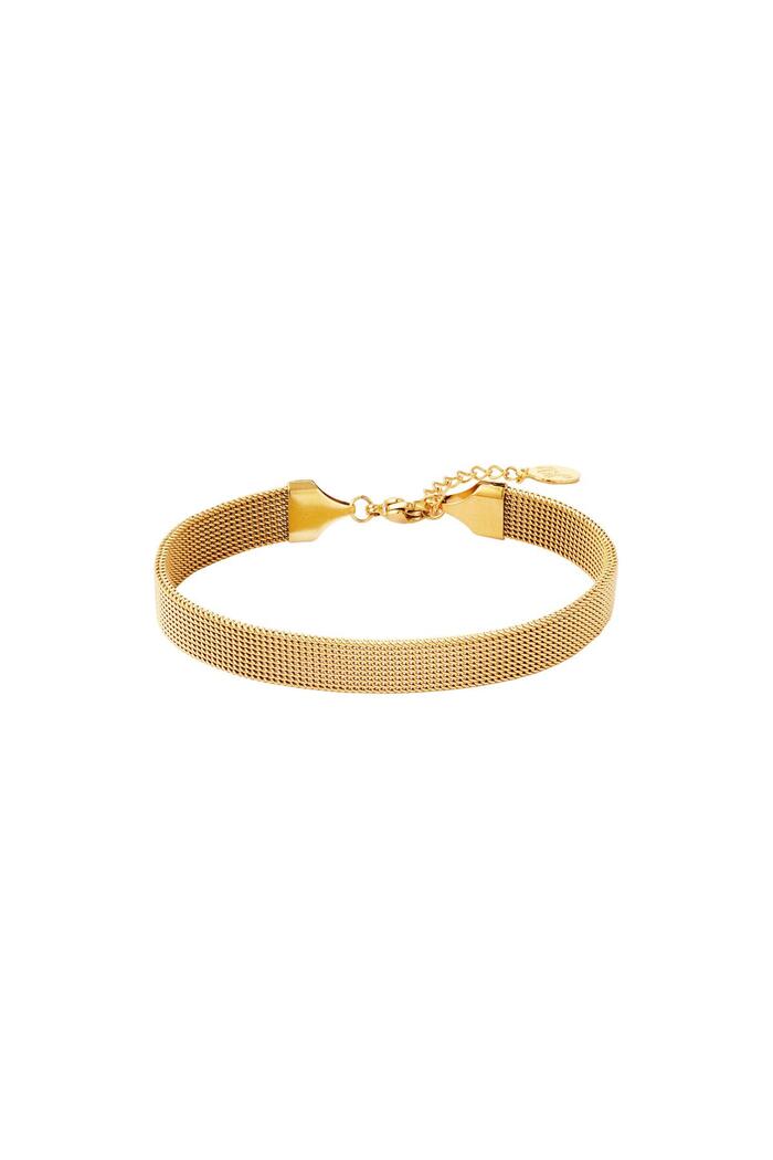 Stainless steel bracelet Gold 