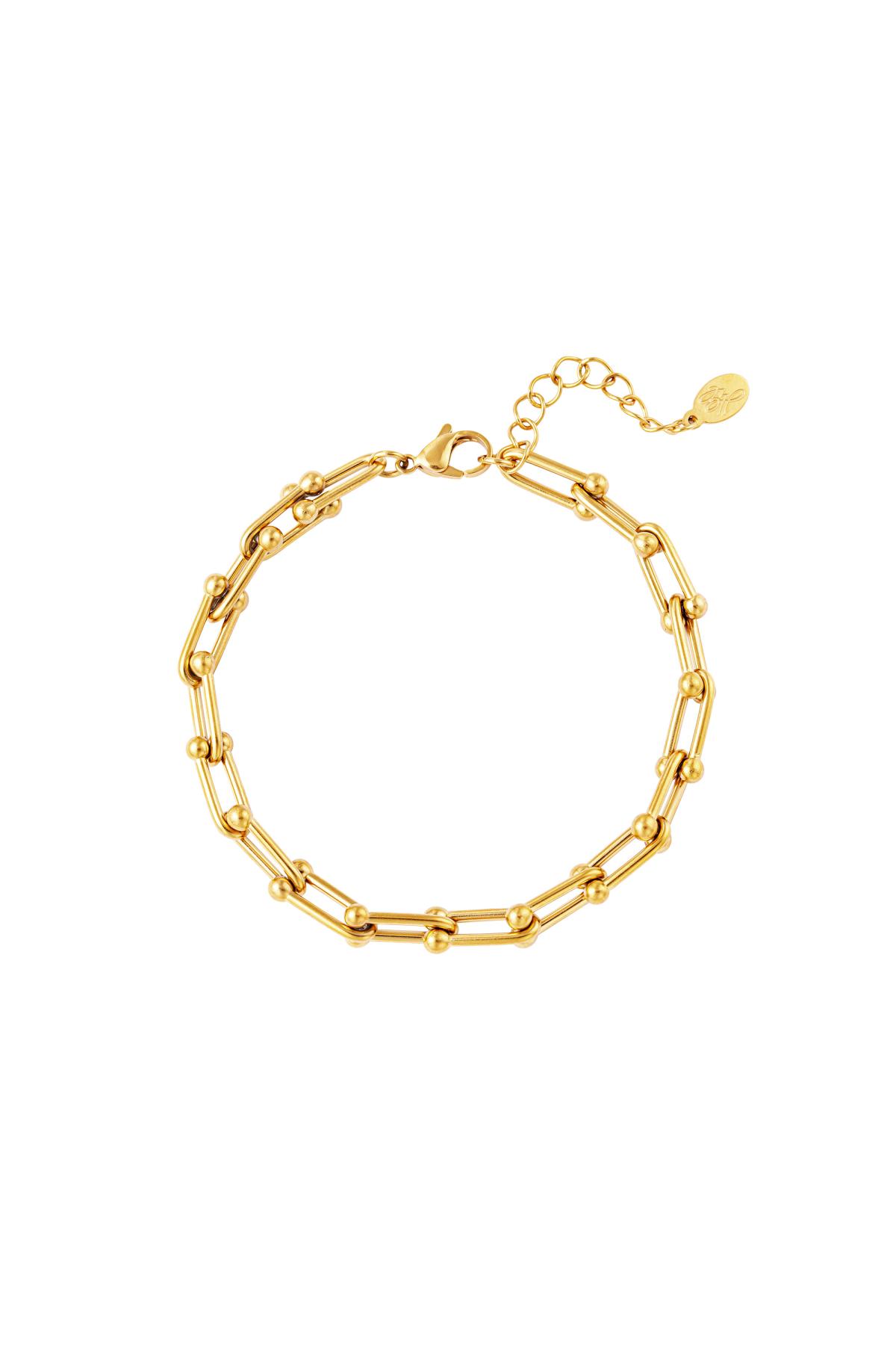 Bracciale a catena Gold Stainless Steel