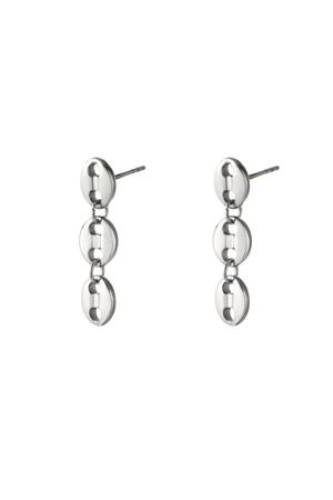 Stainless steel earrings  Silver h5 