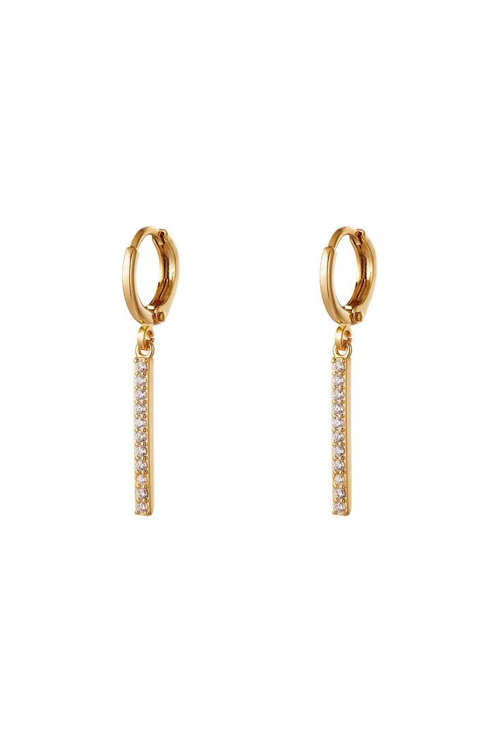 Earrings Glitter and Glamour Gold Copper 