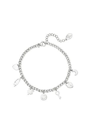Stainless steel charm bracelet Silver h5 