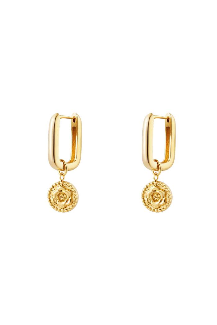 Earrings rose Gold Stainless Steel 