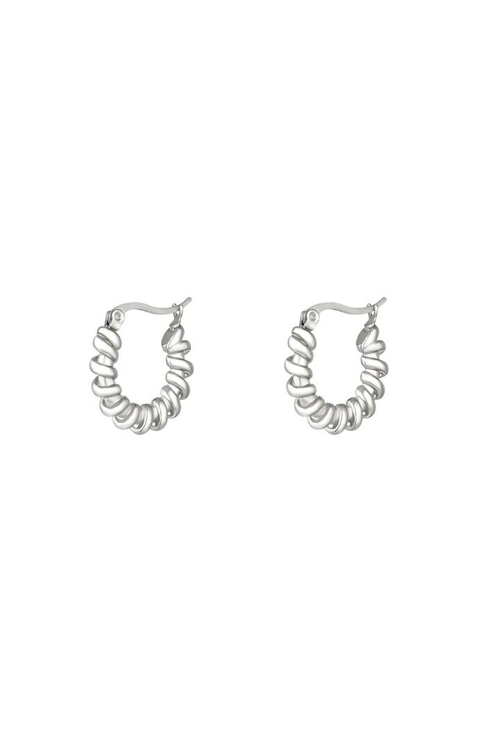Stainless steel earrings Silver 