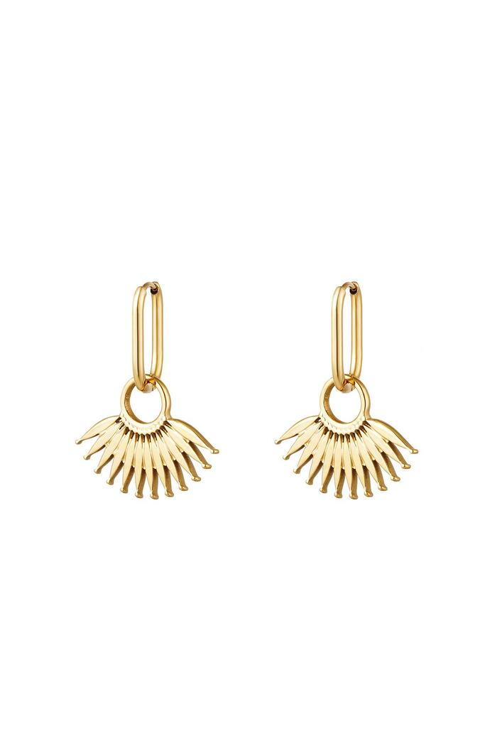 Stainless steel earrings Gold 