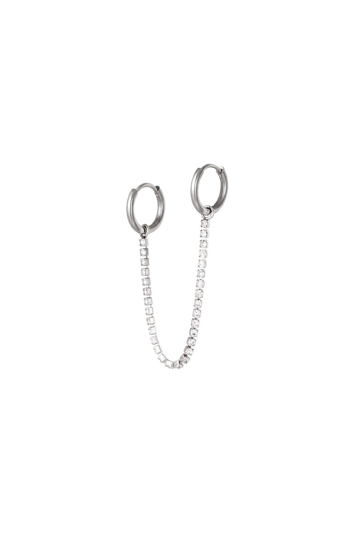 Stainless steel earrings Silver 