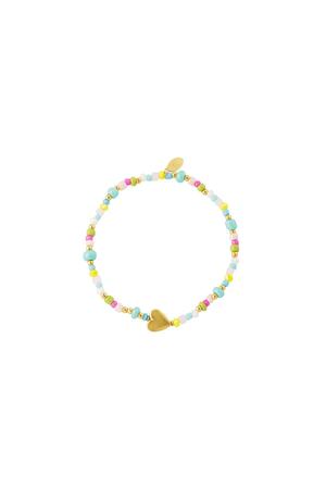 Blue heart bracelet - #summergirls collection Multi Stainless Steel h5 
