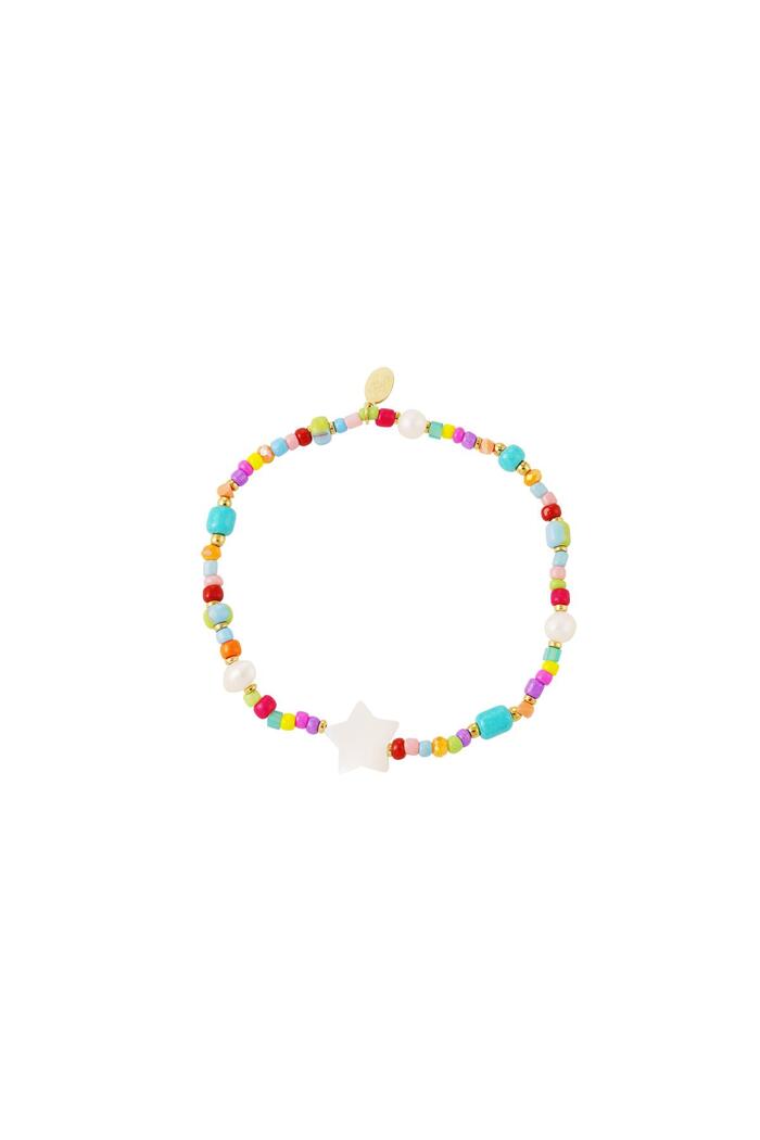 Bracelet étoile colorée - collection #summergirl Multicouleur Acier inoxydable 