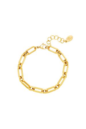 Chain bracelet Gold Stainless Steel h5 