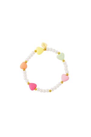 Kids - love pearls bracelet - Mother-Daughter collection Multi Stainless Steel h5 