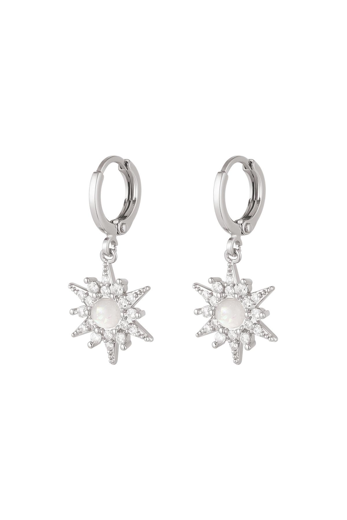 Earrings star - Sparkle collection Silver Copper h5 