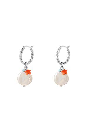 Dangling earrings - Beach collection Silver Stainless Steel h5 