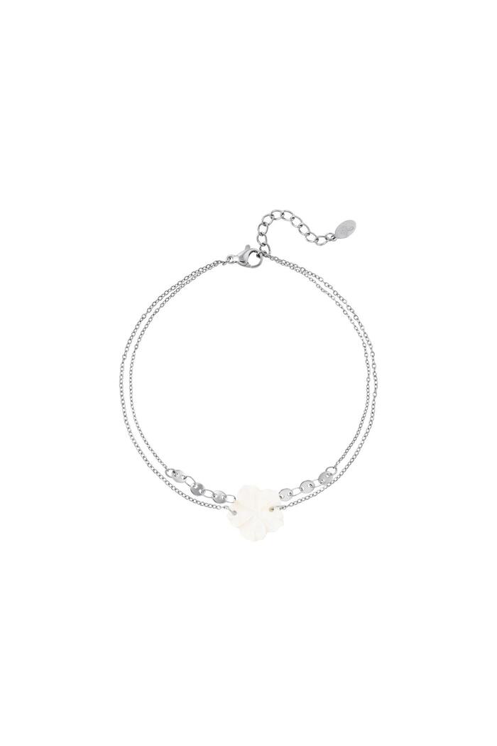 Flower bracelet - Beach collection Silver Stainless Steel 