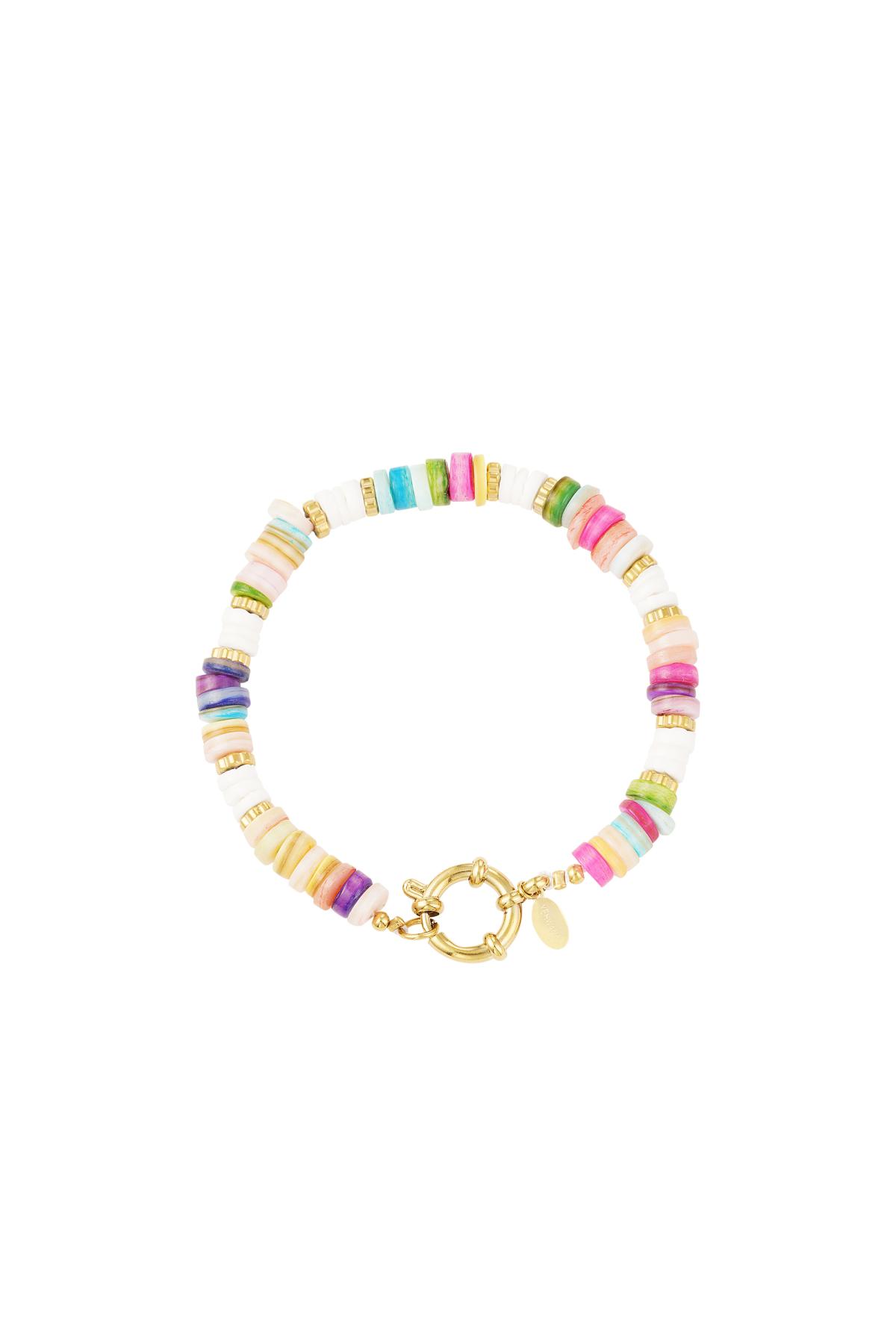 Colourful bracelet - Beach collection Multi Stainless Steel h5 