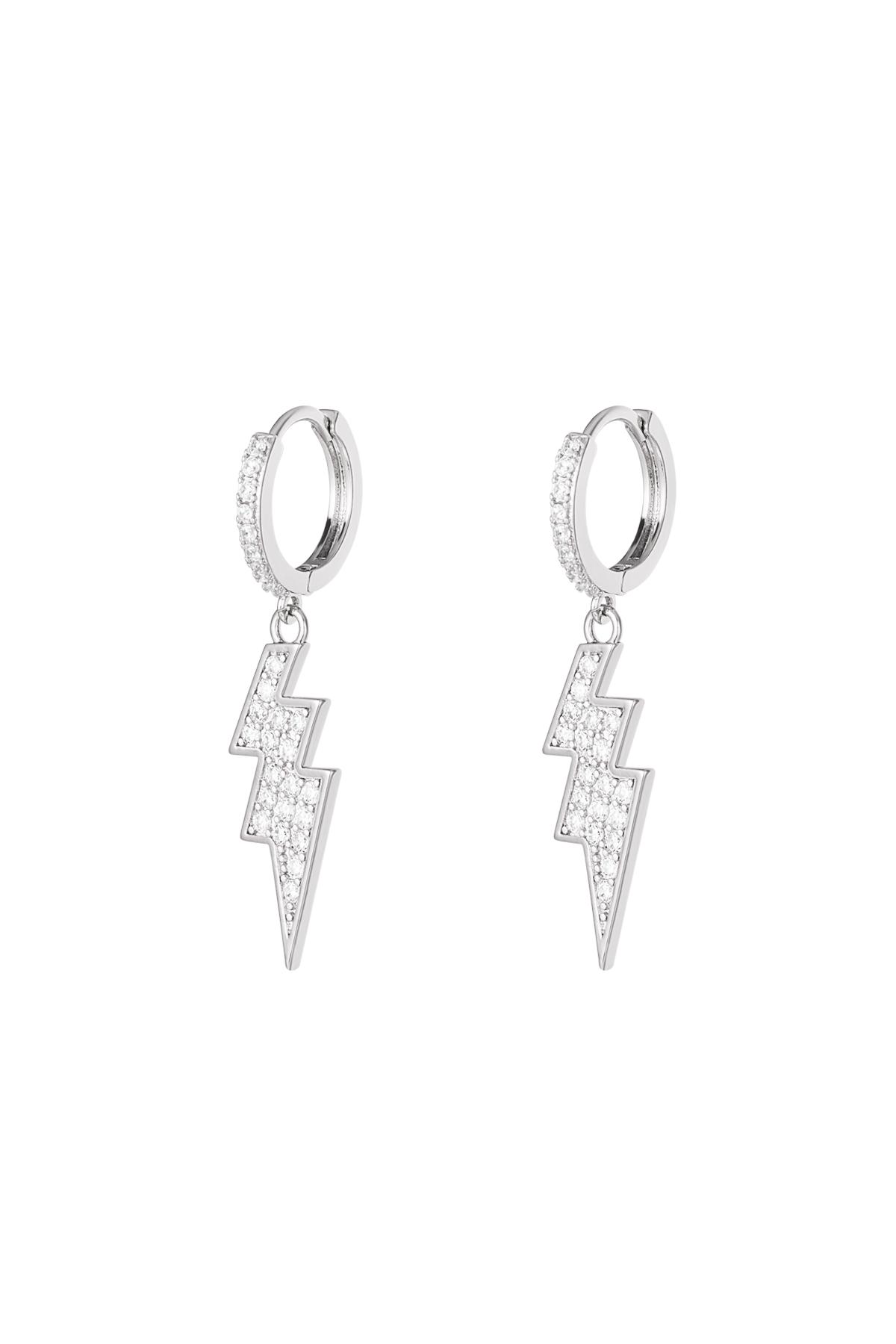 Boucles d'oreilles éclair - Collection Sparkle Argenté Cuivré h5 