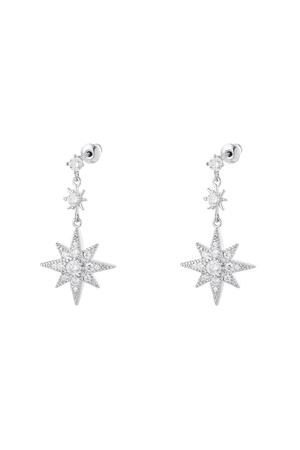 Boucles d'oreilles étoiles - Collection Sparkle Argenté Cuivré h5 